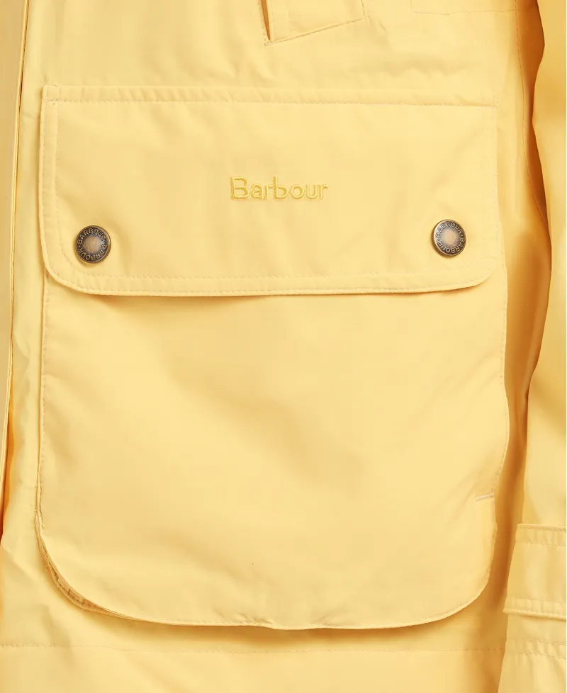 Barbour Ladies Clyde Waterproof Jacket Yellow-5